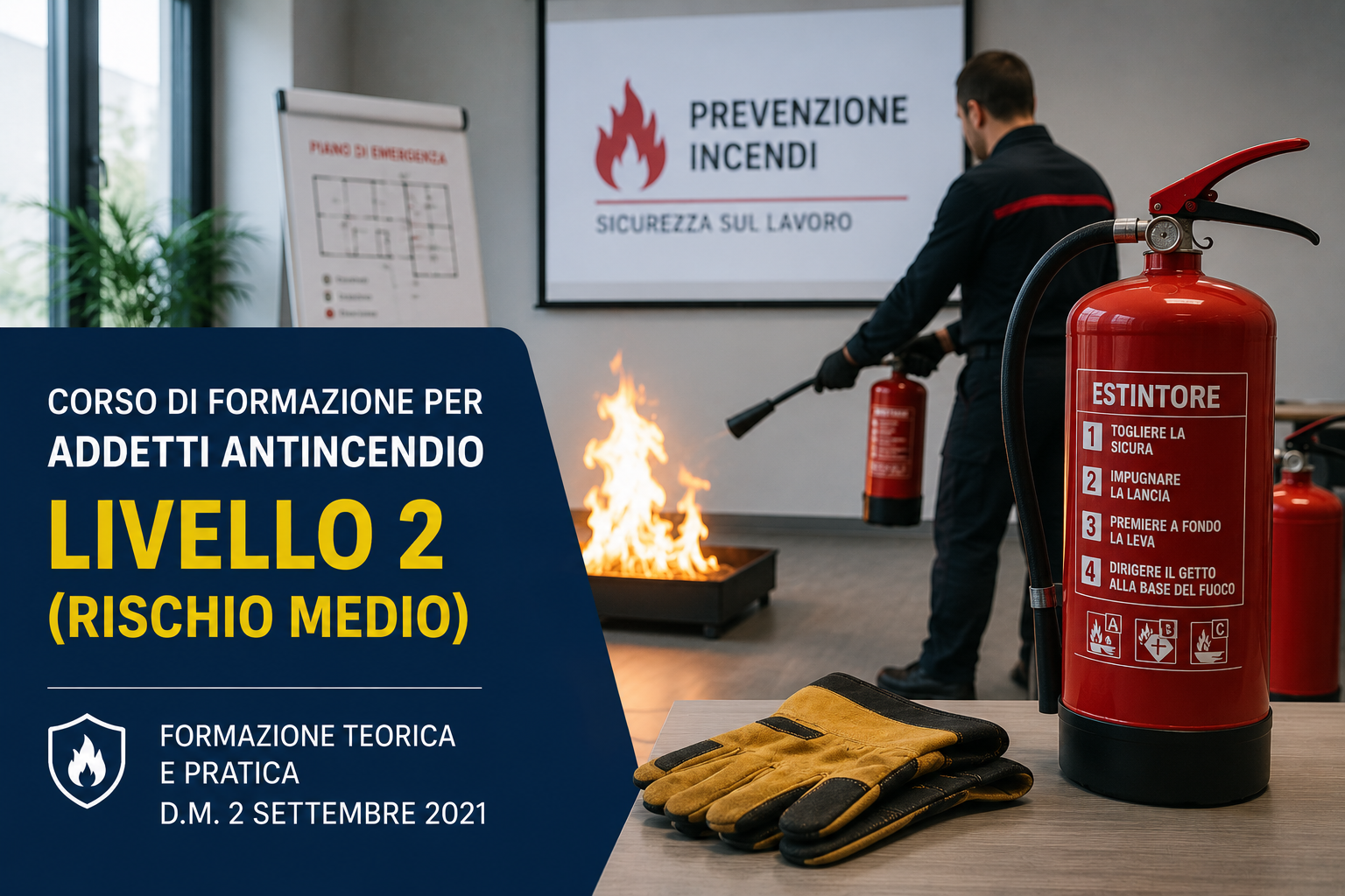 Corso Antincendio Livello 2
