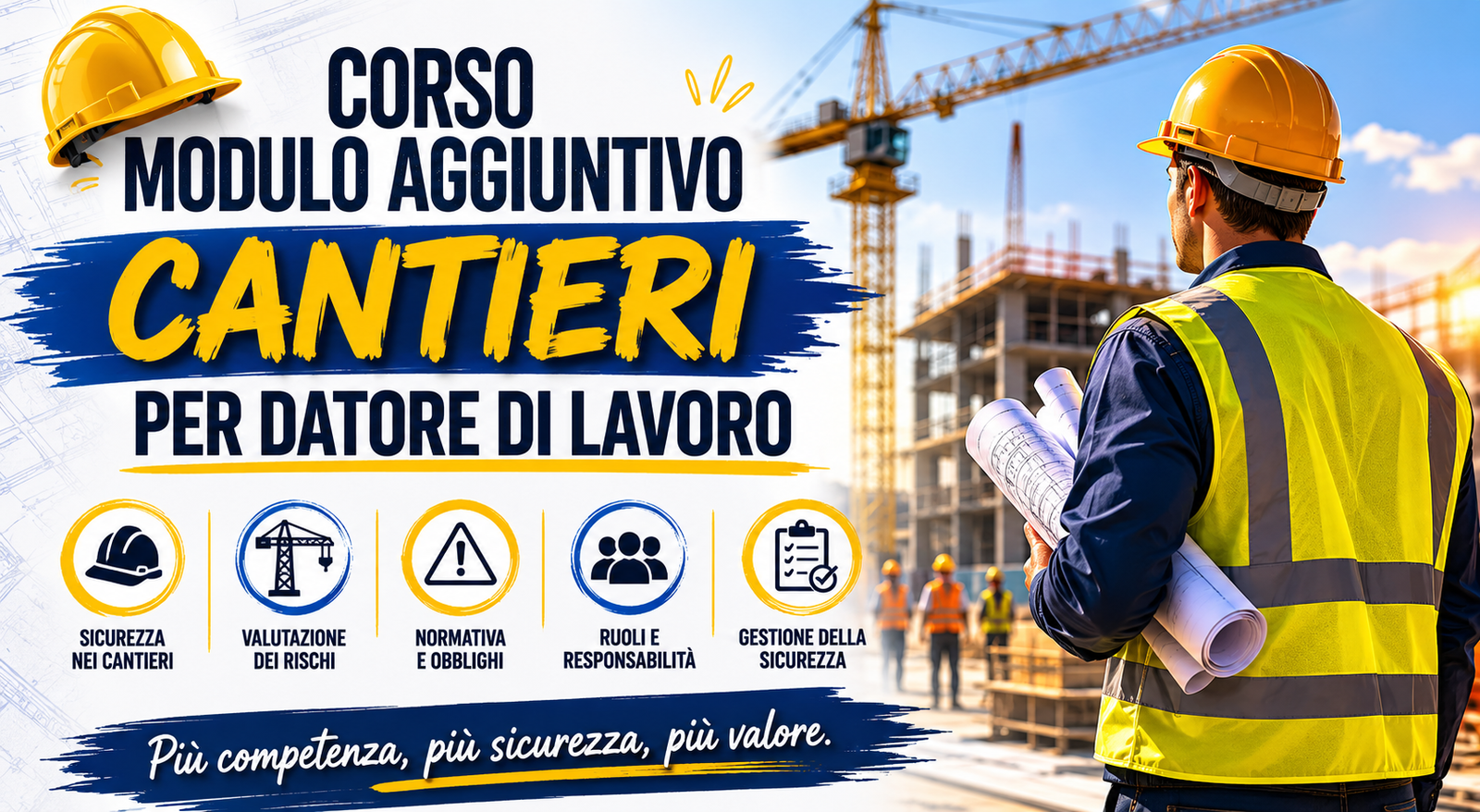 Corso modulo cantieri datore di lavoro sicurezza nei cantieri edili